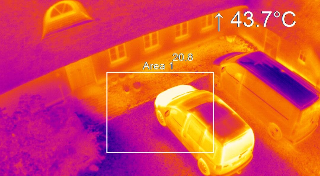 Termisk inspektion med drone